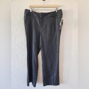 Mossimo Mid‎ Waist & Curvy Hip Gray Trousers Size 16